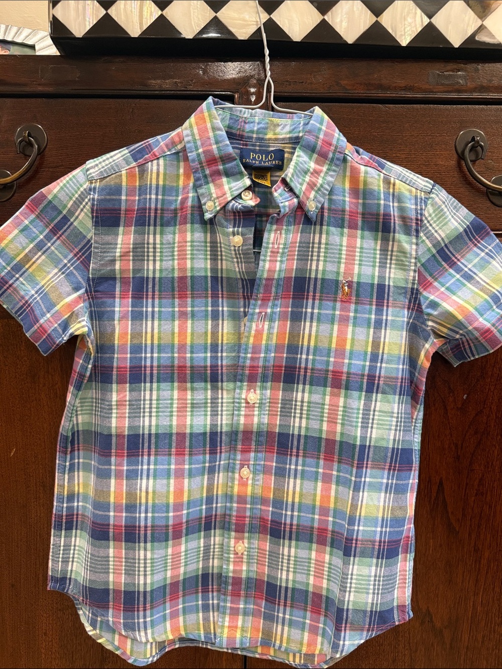 Polo by Ralph Lauren Short sleeve Button down Shirt - boys size 6